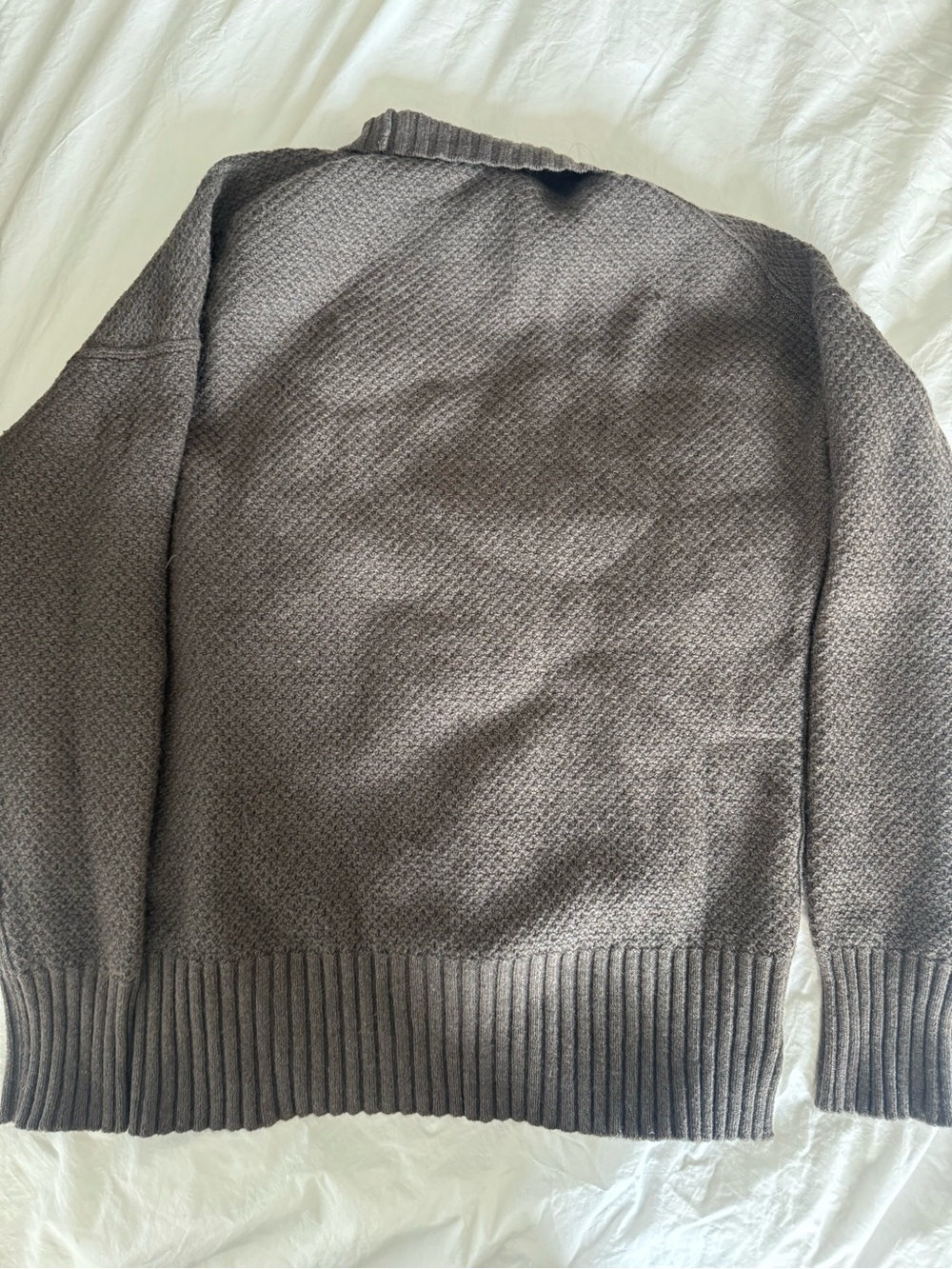 Everlane Chocolate Brown Recycled Cashmere Mock Neck Sweater - Picture 3 of 3